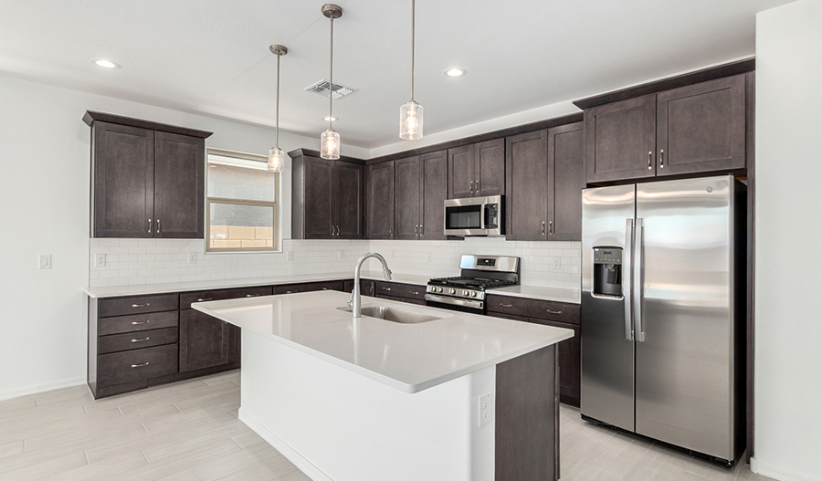 Kitchen of the Agate floor plan