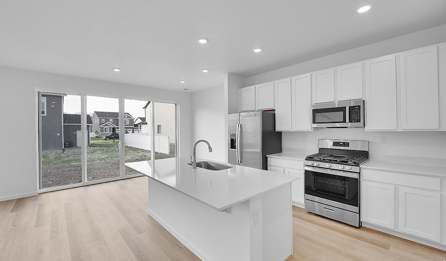Kitchen of the Coral floor plan