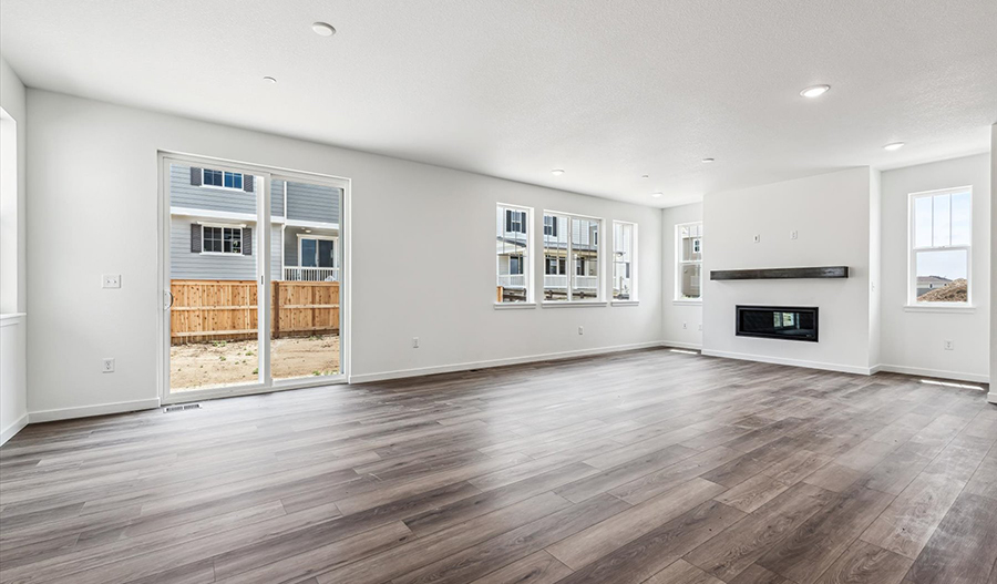 Great Room of the Laurel floor plan