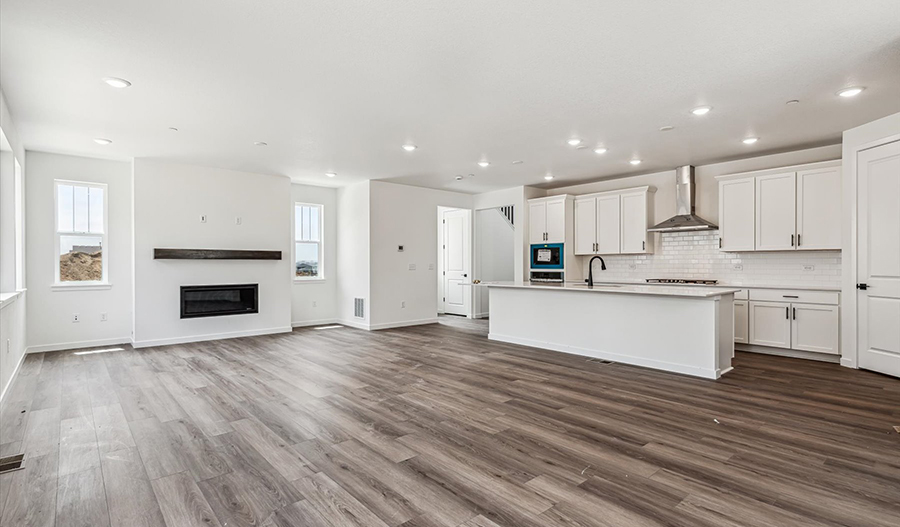 Great Room of the Laurel floor plan
