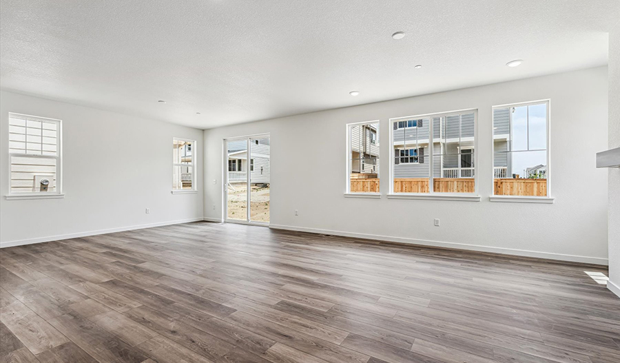 Great Room of the Laurel floor plan