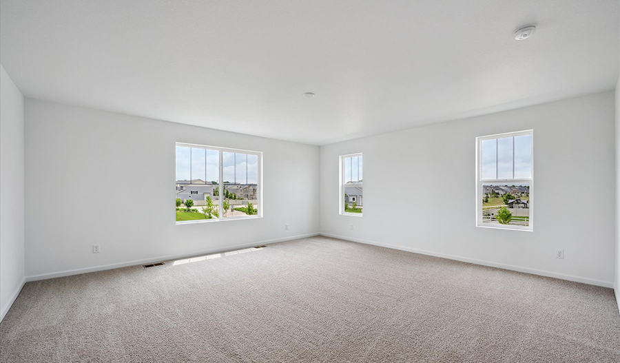 bedroom of the Ammolite floor plan