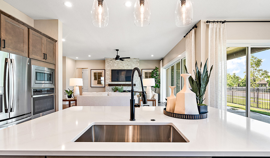 Kitchen of the Delaney floor plan