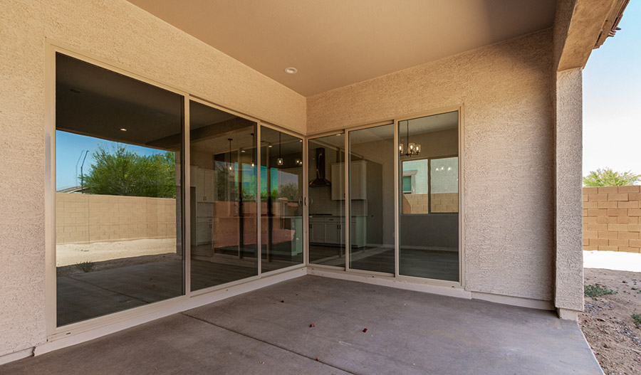 Rear Exterior of the Townsend floor plan