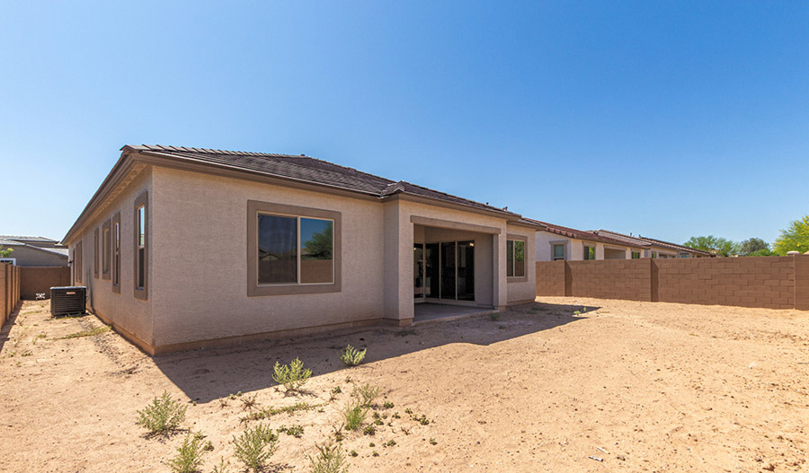 Rear Exterior of the Townsend floor plan