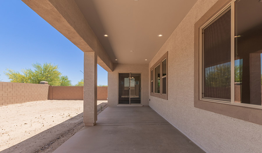 Rear Exterior of the Cassandra floor plan