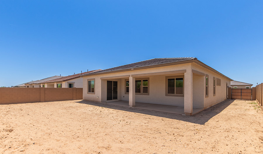 Rear Exterior of the Cassandra floor plan