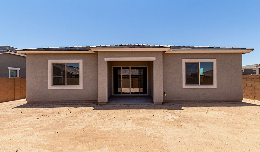 Rear Exterior of the Celeste floor plan