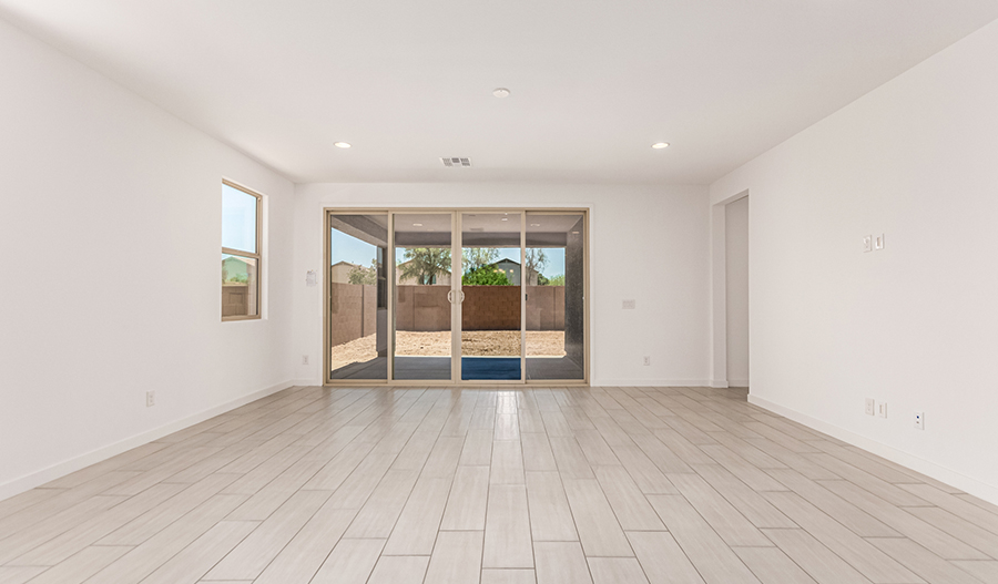 Great Room of the Raleigh floor plan