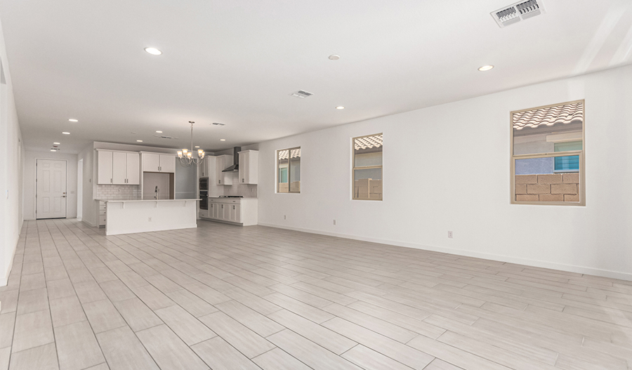 Great Room of the Raleigh floor plan