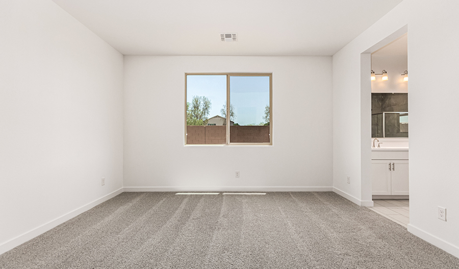 Bedroom of the Raleigh floor plan