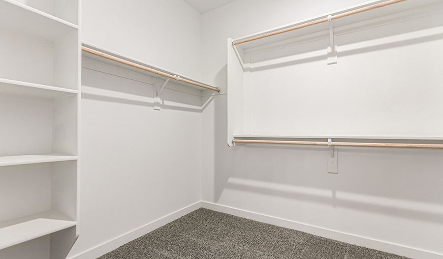 Closet of the Raleigh floor plan
