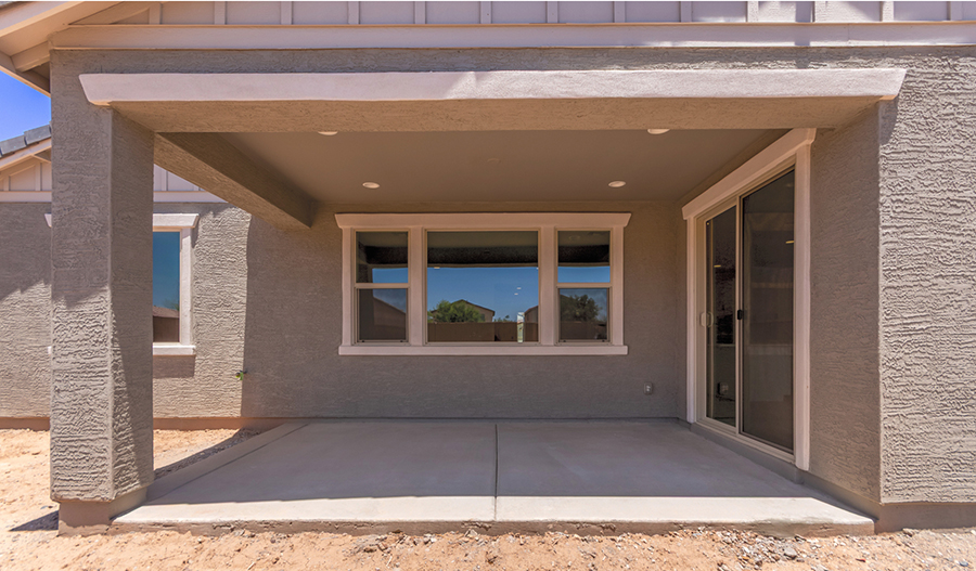 Rear Exterior of the Cassandra floor plan