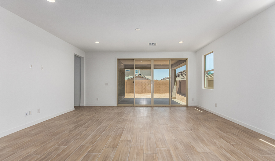 Great Room of the Raleigh floor plan