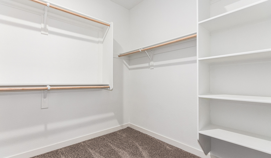 Closet of the Raleigh floor plan