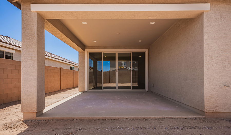 Rear Exterior of the Raleigh floor plan