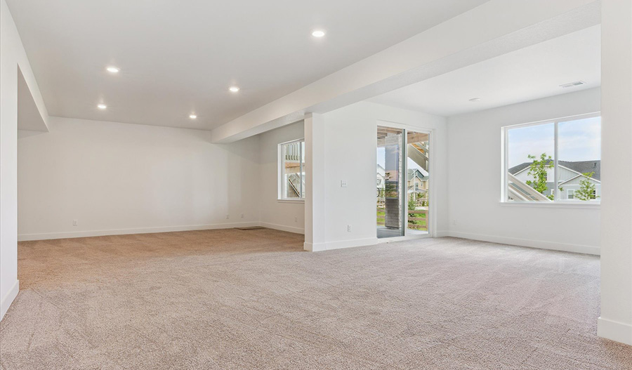 Basement of the Coronado floor plan