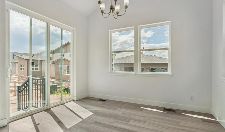 Sunroom of the Verde floor plan