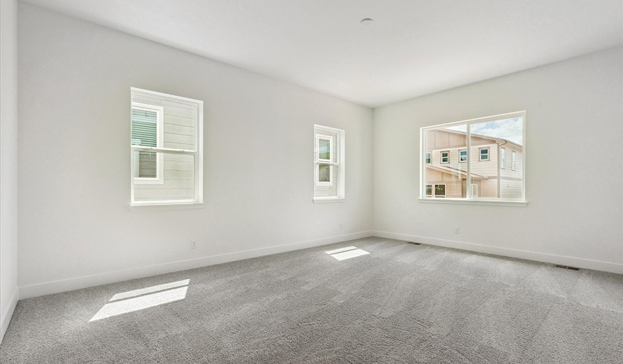 Bedroom of the Verde floor plan