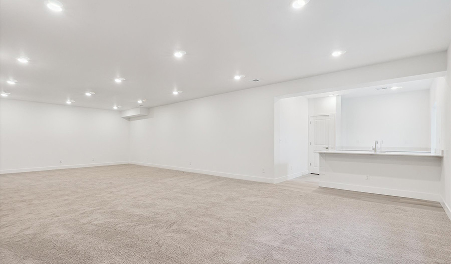 Basement of the Verde floor plan