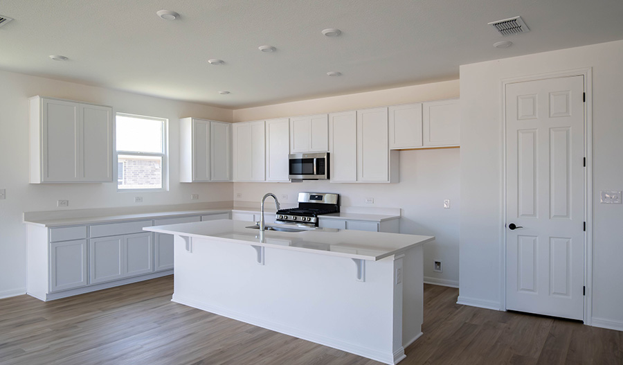 Kitchen of the Agate floor plan