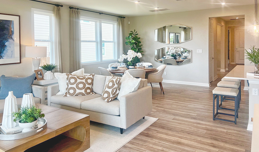 Great Room of the Larimar floor plan