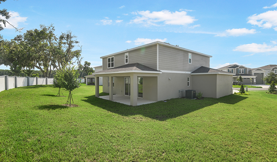 Rear Exterior of the Ammolite floor plan