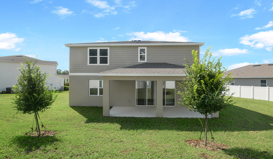 Rear Exterior of the Ammolite floor plan