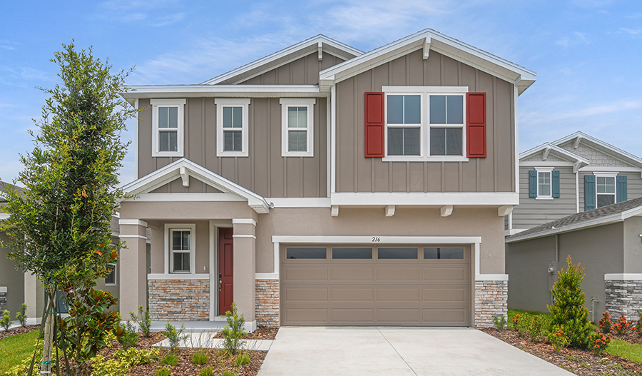 Exterior of the Laurel floor plan