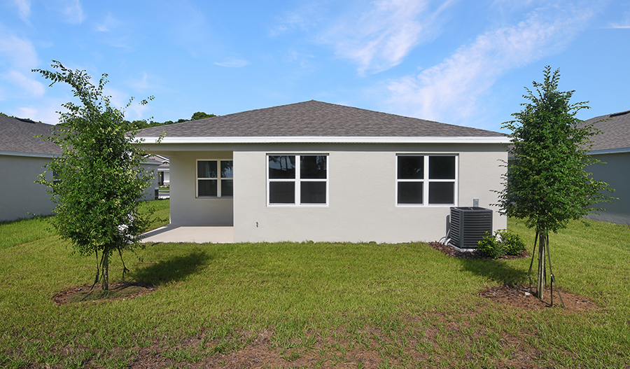 Rear Exterior of the Azure floor plan