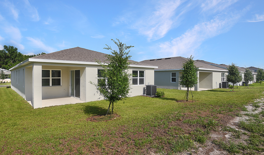 Rear Exterior of the Azure floor plan