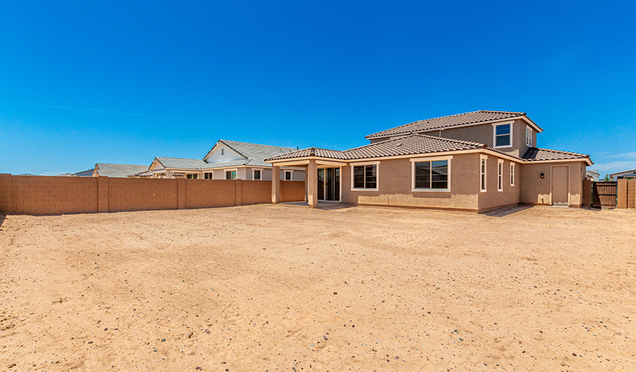 Rear Exterior of the Elderberry floor plan