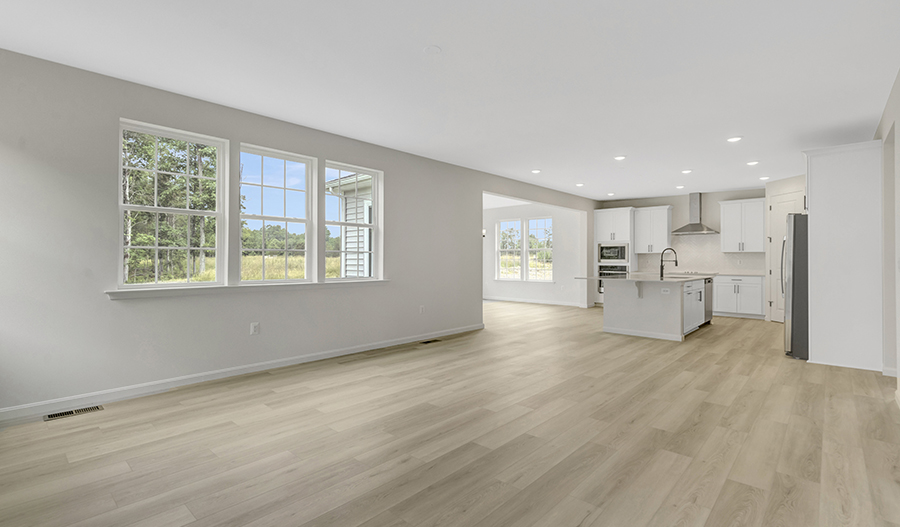 Great Room of the Yorktown floor plan