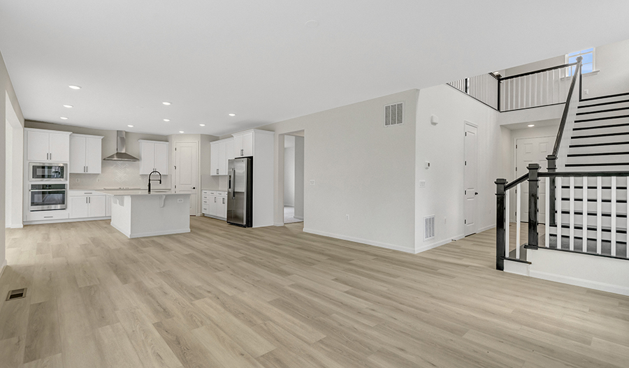 Great Room of the Yorktown floor plan