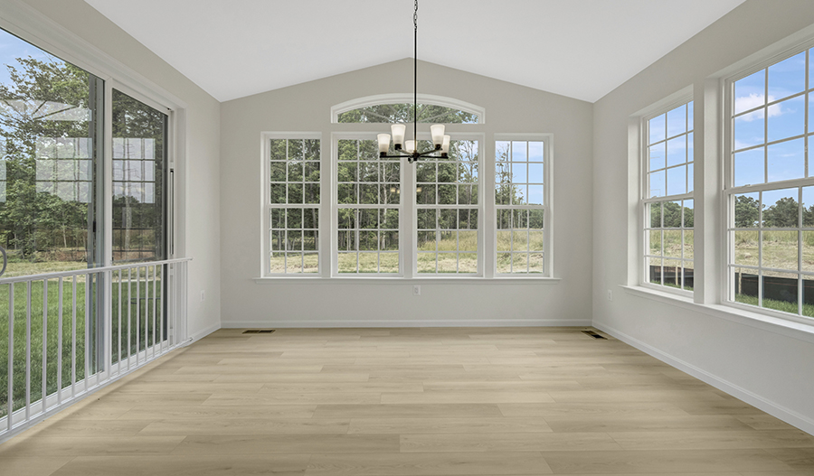 Sunroom of the Yorktown floor plan
