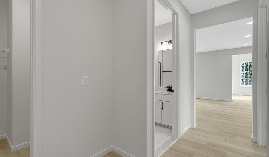 Hallway of the Yorktown floor plan