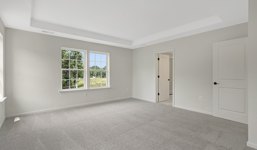 Bedroom of the Yorktown floor plan