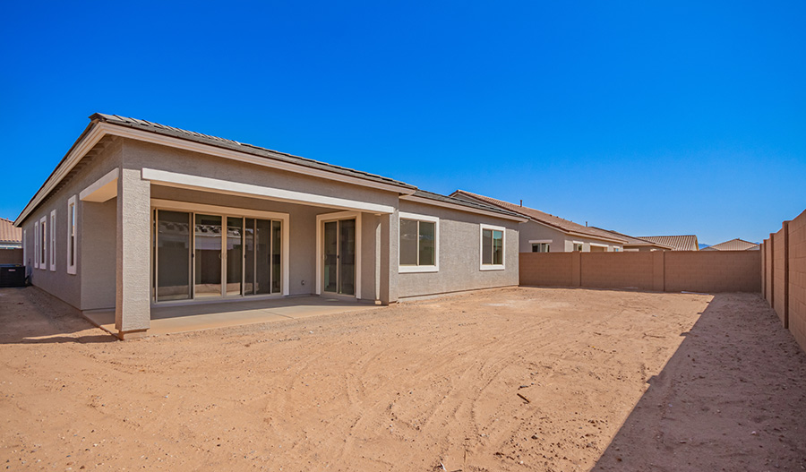 Rear Exterior of the Darius floor plan