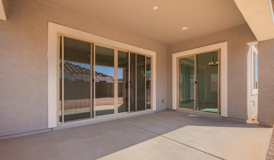 Rear Exterior of the Darius floor plan