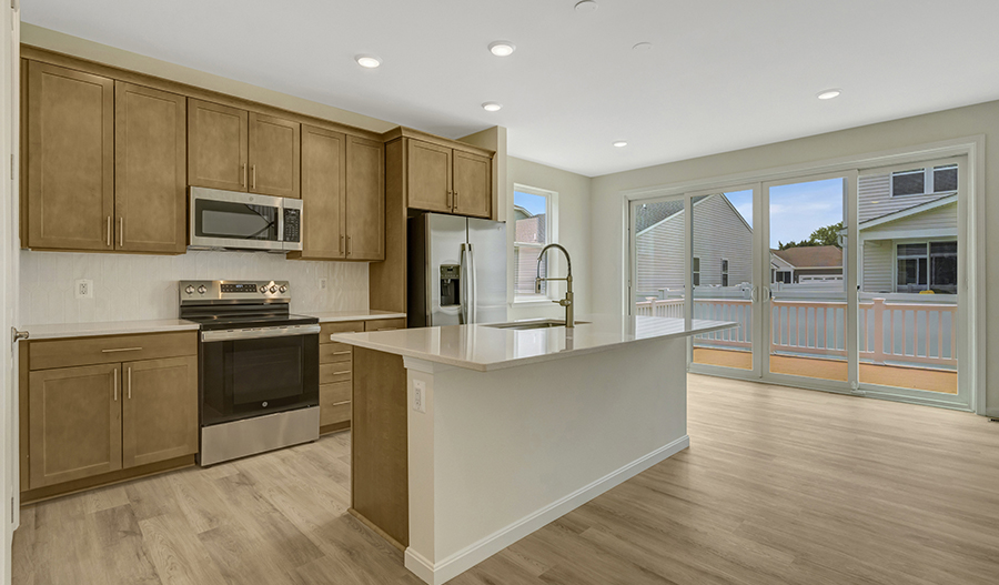 Kitchen of the Coral floor plan