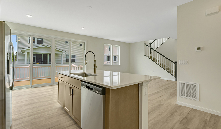 Kitchen of the Coral floor plan