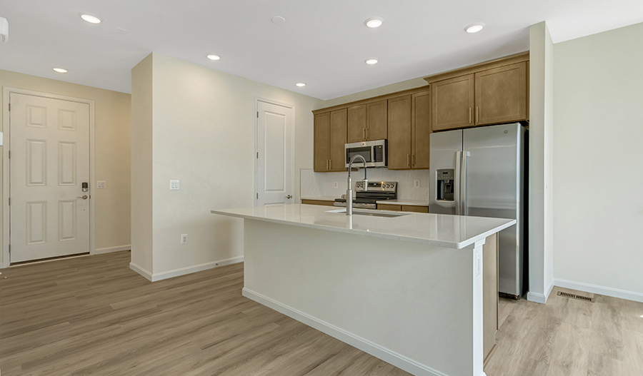 Kitchen of the Coral floor plan