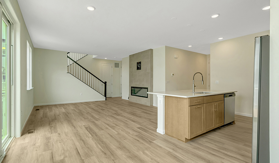 Kitchen of the Coral floor plan