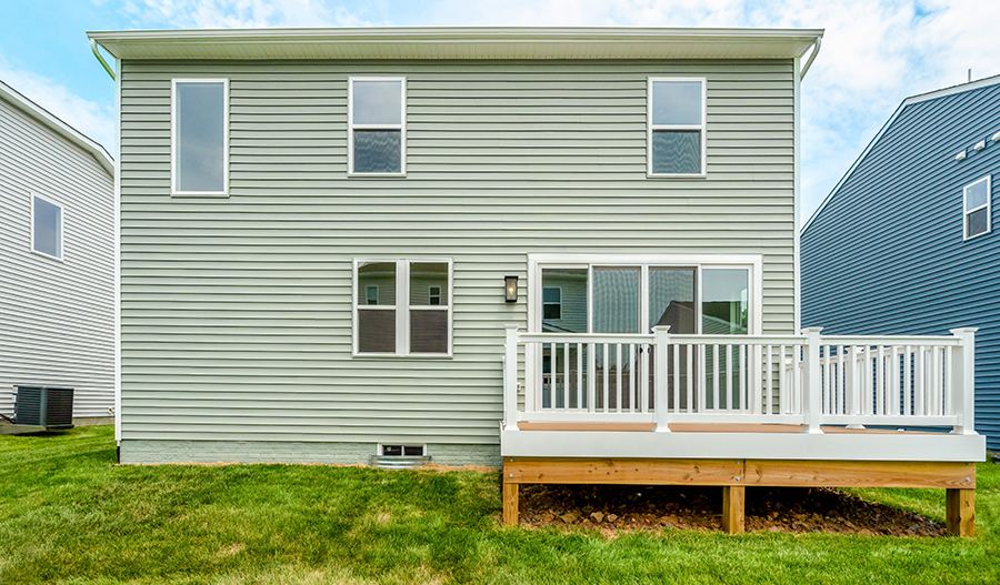 Rear Exterior of the Coral floor plan