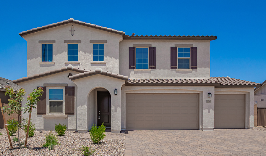 Exterior  of the Elderberry floor plan