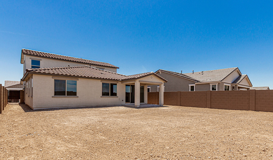 Rear Exterior of the Elderberry floor plan