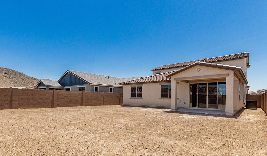 Rear Exterior of the Elderberry floor plan
