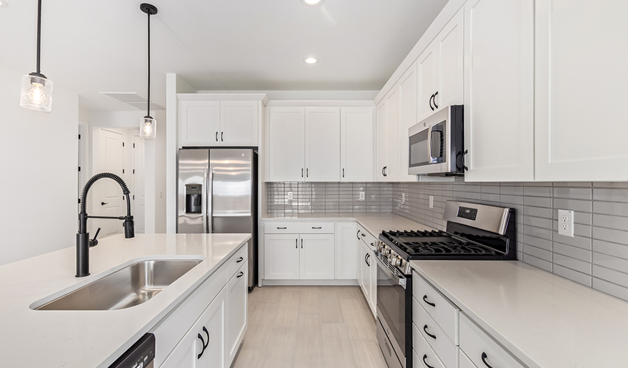Kitchen of the Emerald floor plan