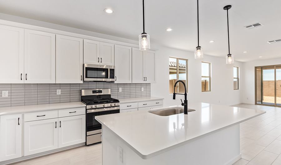Kitchen of the Emerald floor plan