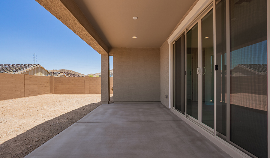 Rear Exterior of the Emerald floor plan